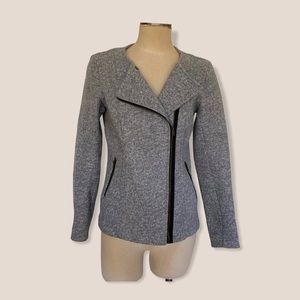 Vera Moda, Fitted Grey Sweater Blazer, Size large